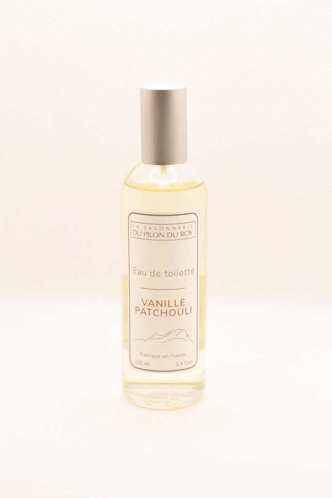 Biologische Eau de toilette Vanille Patchouli - gemaakt in Frankrijk - warmte en sensualiteit - fris en subtiel 100ml