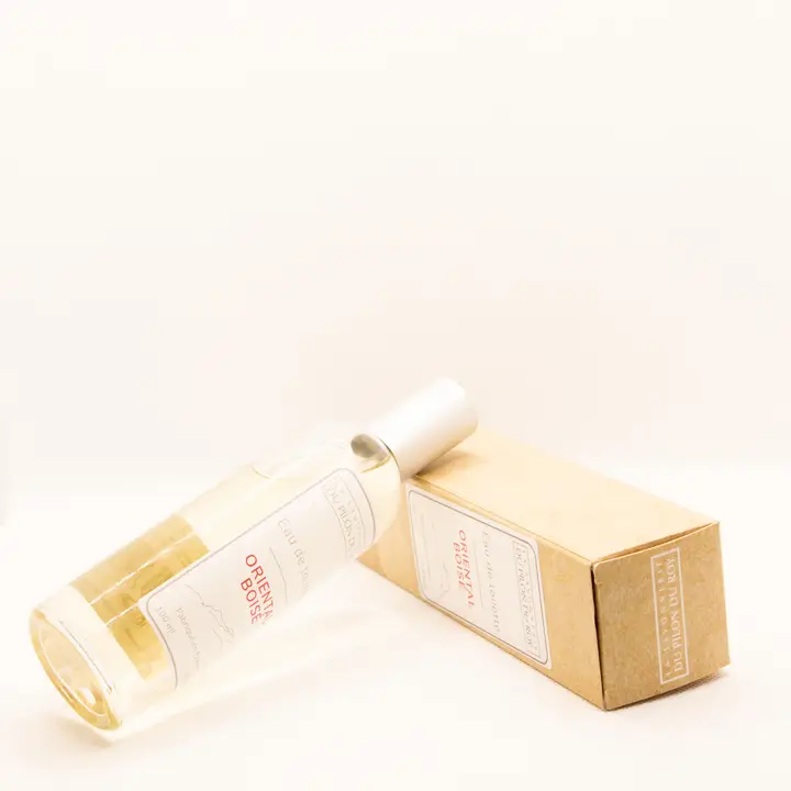 Biologische Eau de toilette Vanille Patchouli - gemaakt in Frankrijk - warmte en sensualiteit - fris en subtiel 100ml