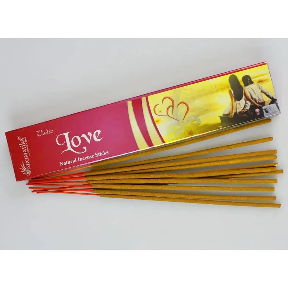 2 stuks Natuurlijke wierook - Vedische LIEFDE - toewijding 2x12 stokjes