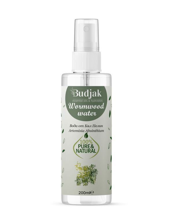 Biologische Bloemwater van witte alsem (Artemisia absinthium) - bittere zuiverende eigenschappen 200ml