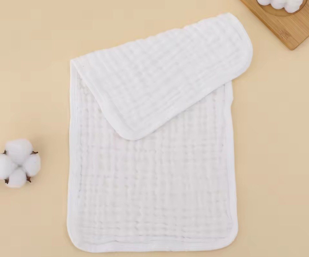 2 stuks Premium katoenen gaas doek - gezicht doek - baby doek - zacht voor de huid 25x50cm