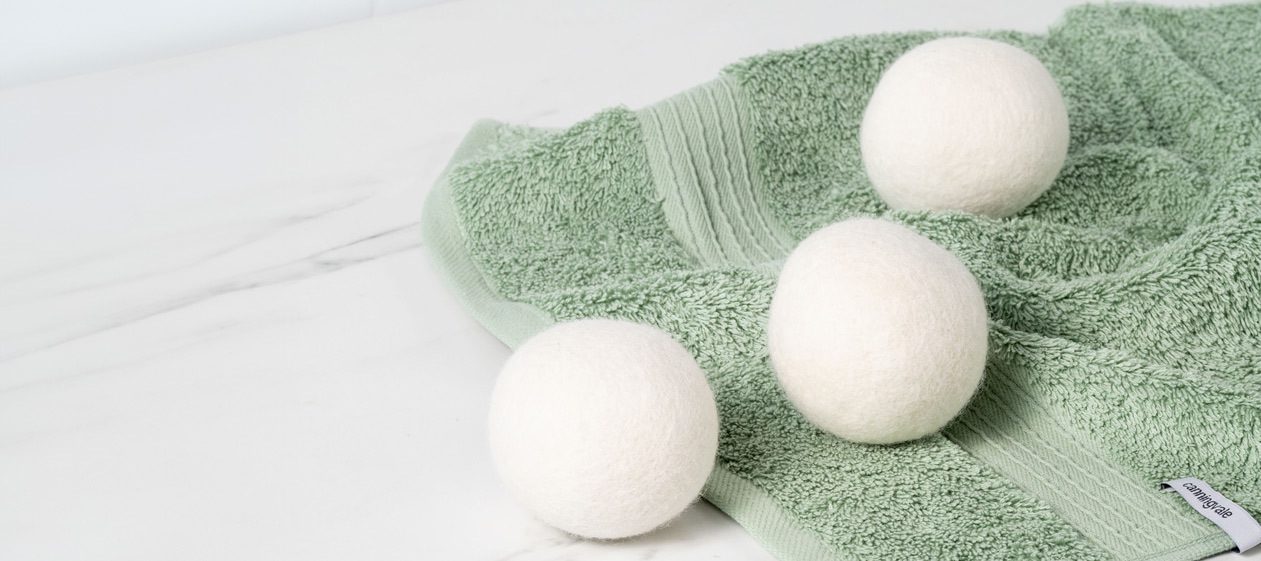 Set van 3 Ecologische wollen droogballen - duurzaam alternatief van wasverzachter 3st - Afbeelding 3