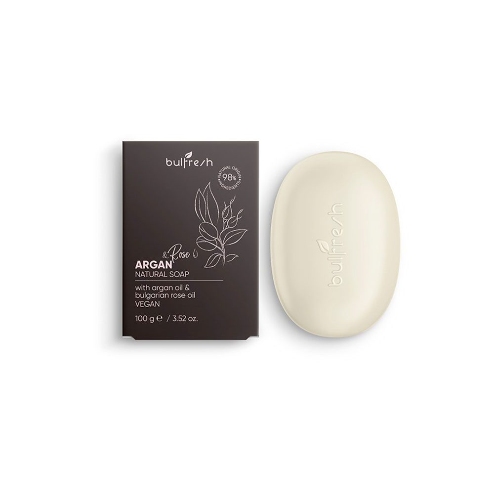 2 stuks Heerlijke zepen ARGAN en BULGAARSE ROOS voor gezicht en lichaam - gezicht en lichaam 2x100gr