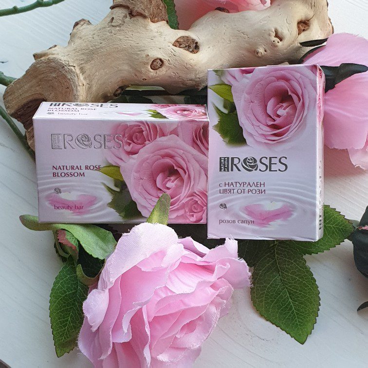TWEE STUKS NATUURLIJKE ROZENOLIE ZEEP UIT BULGARIJE, 2X75G - Afbeelding 2